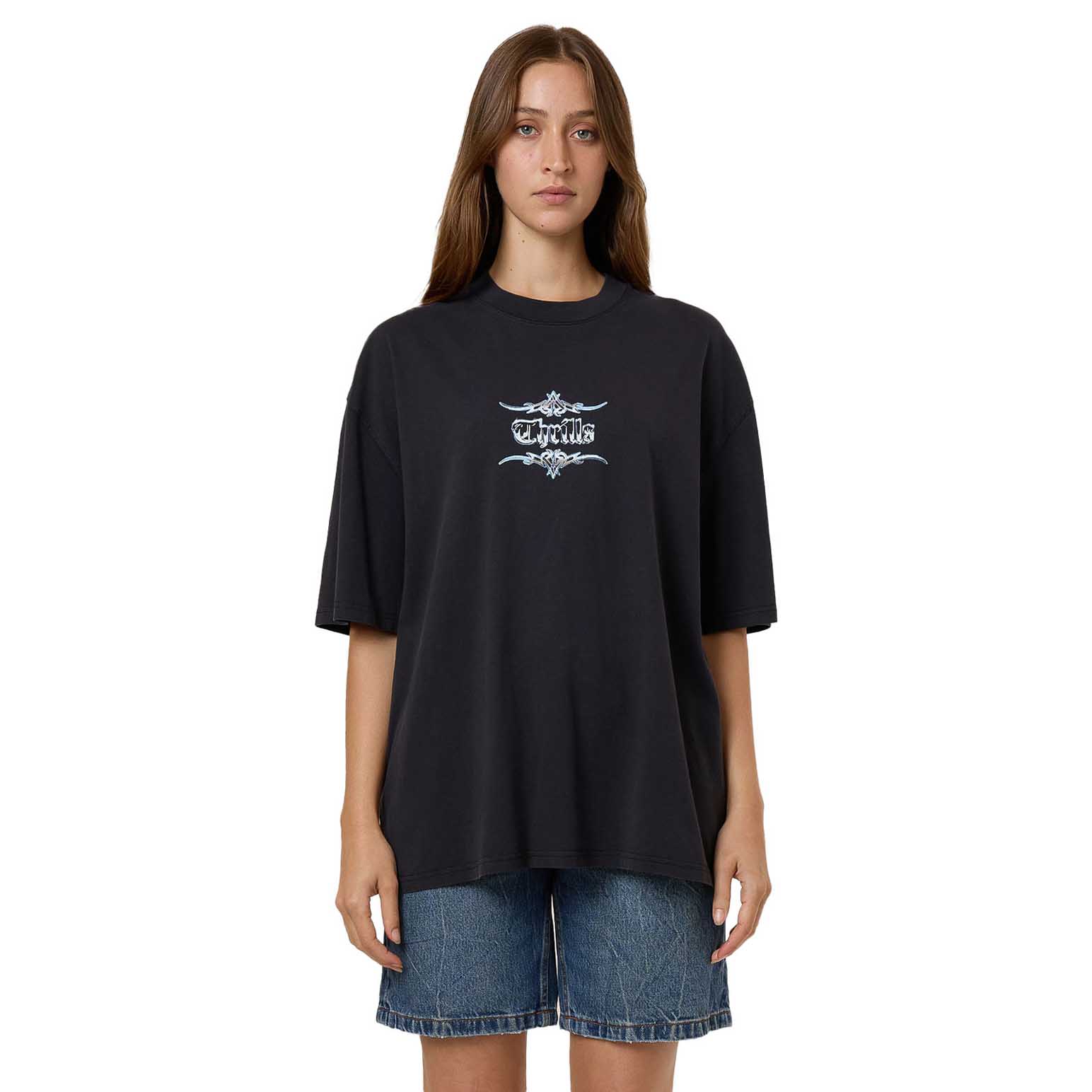 Thrills Metal And Mayhem Oversized Tee